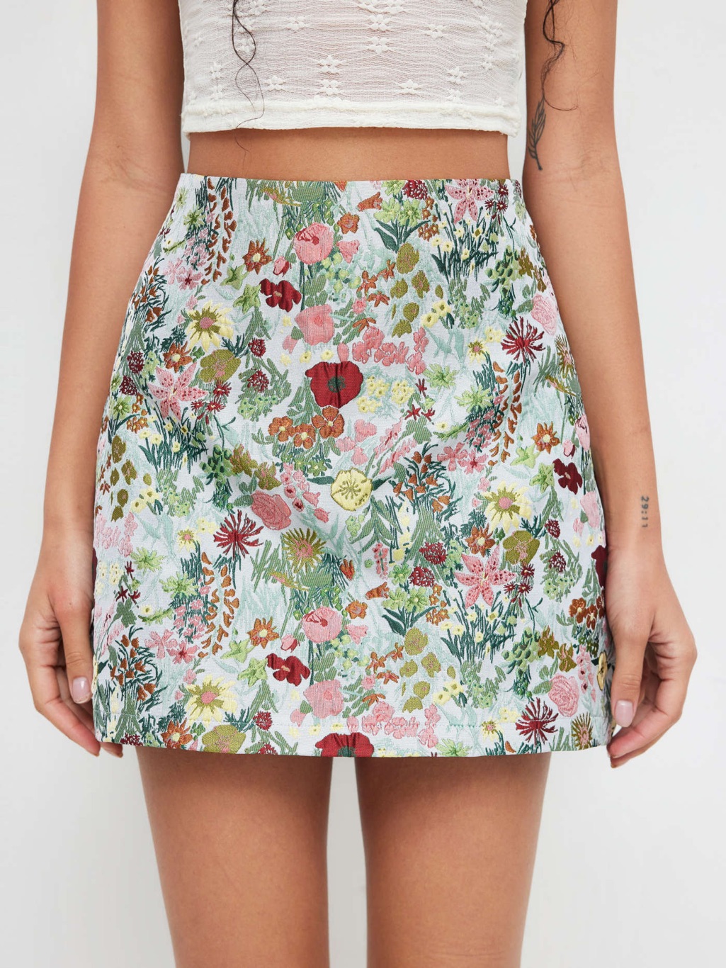 Ciderjacquard Mid Rise Floral Size Xl (Nwt)